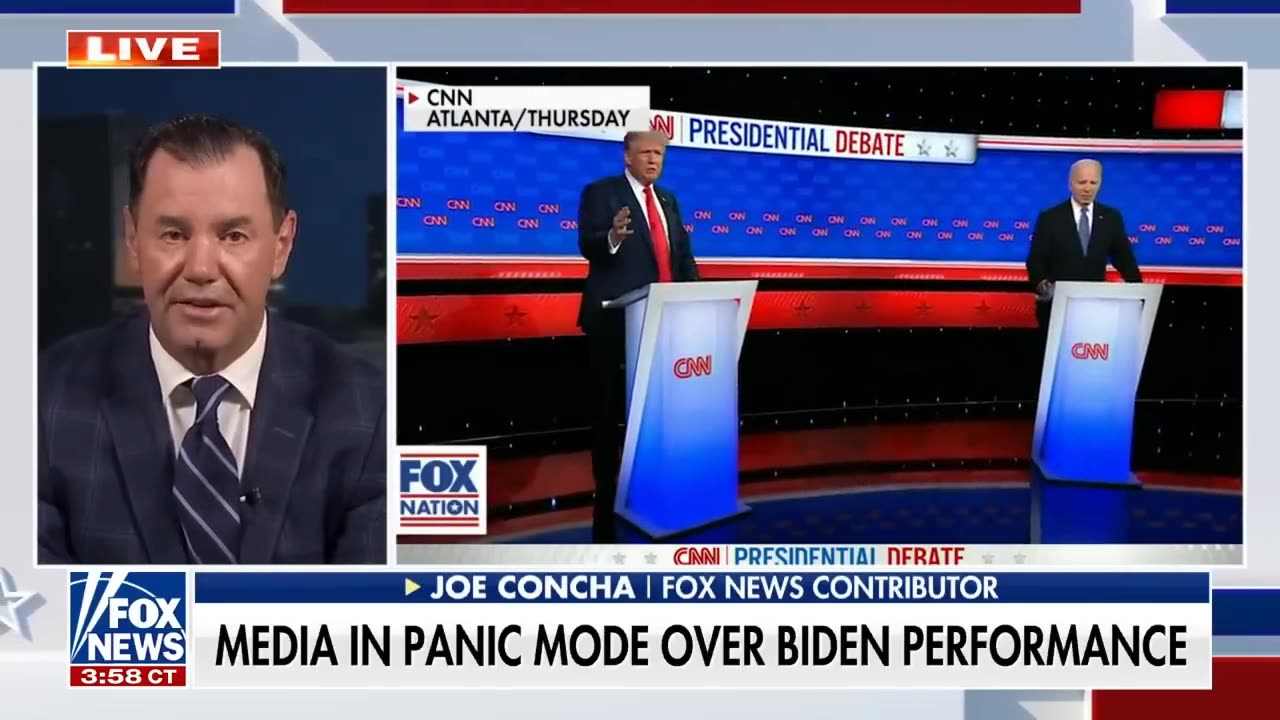 Media in MELTDOWN mode over Biden's debate performance