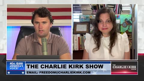 Libby Emmons and Charlie Kirk discuss how major companies will profit from "gender-affirming" drugs