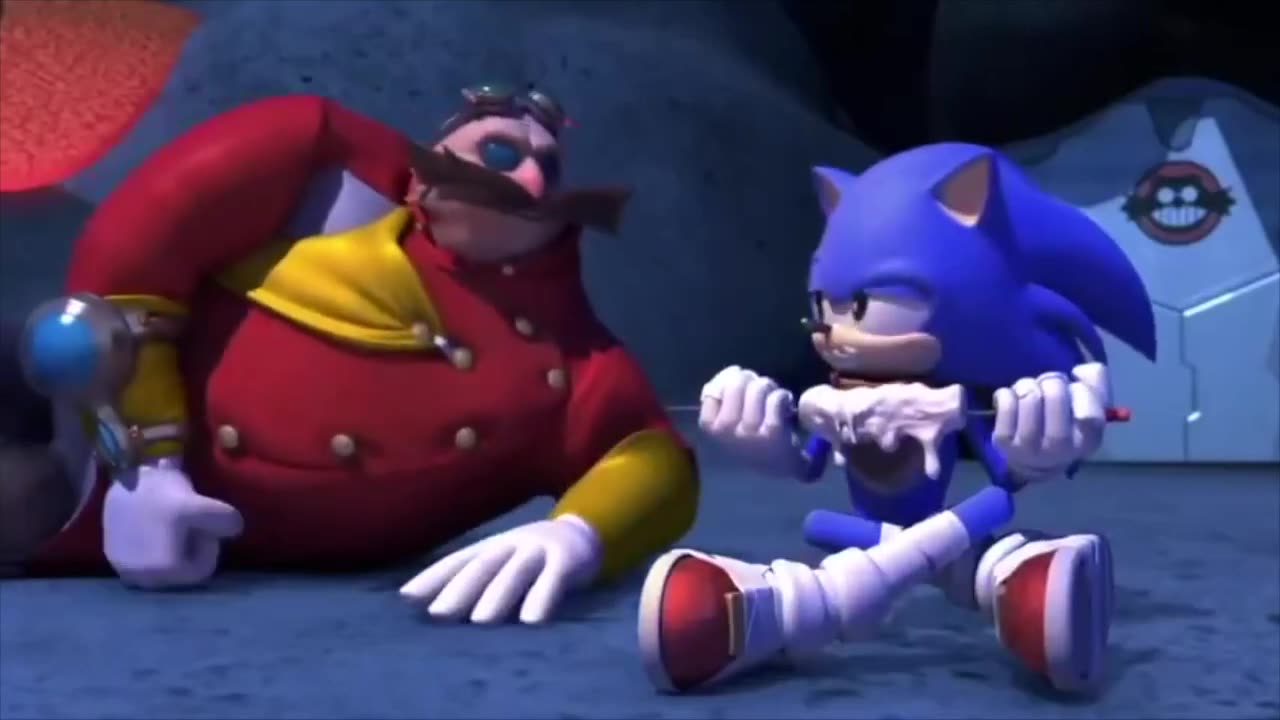Dr. Eggman Shares a Bro to Bro Moment with Sonky