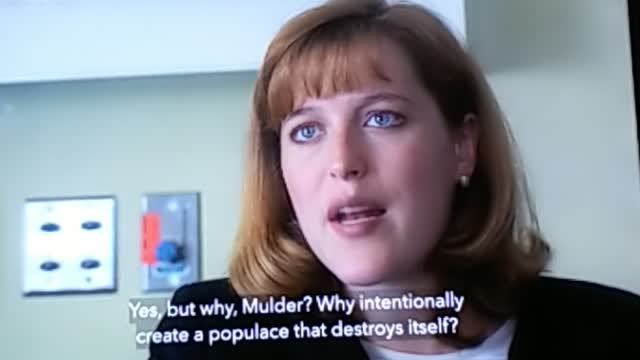 Fox Mulder nails it on fear control