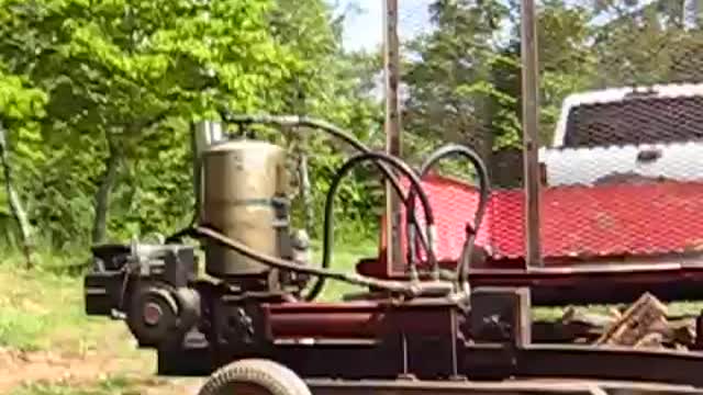 Wood splitting Georgia Style