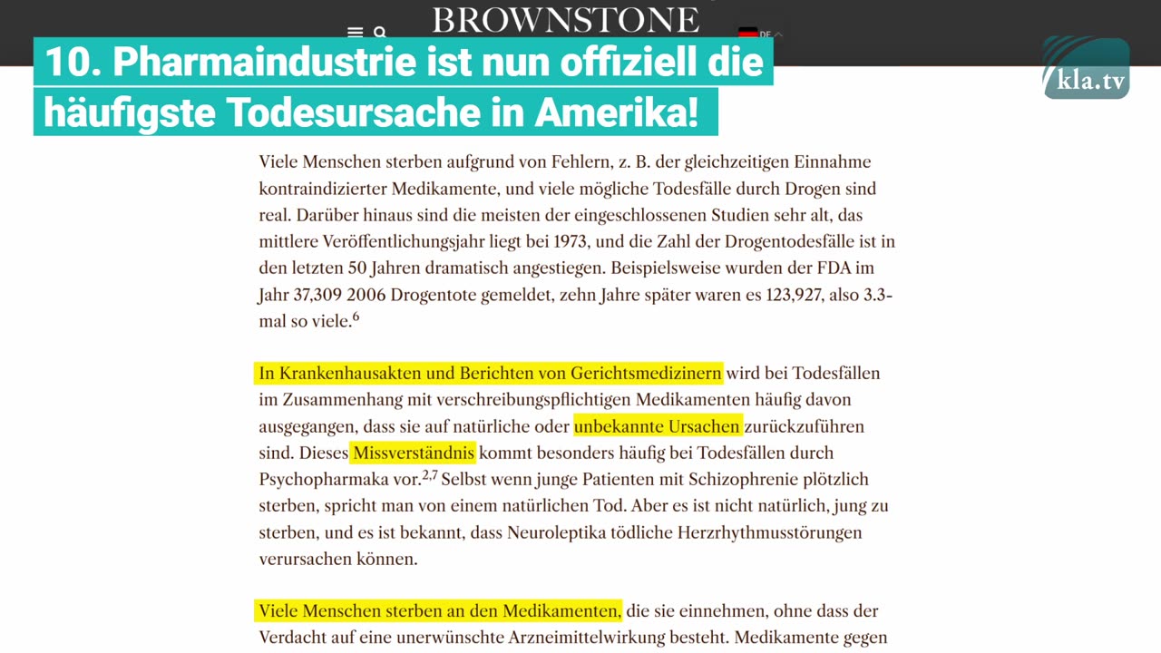 Der gnadenlose Krieg der Pharma gegen die Menschheit!