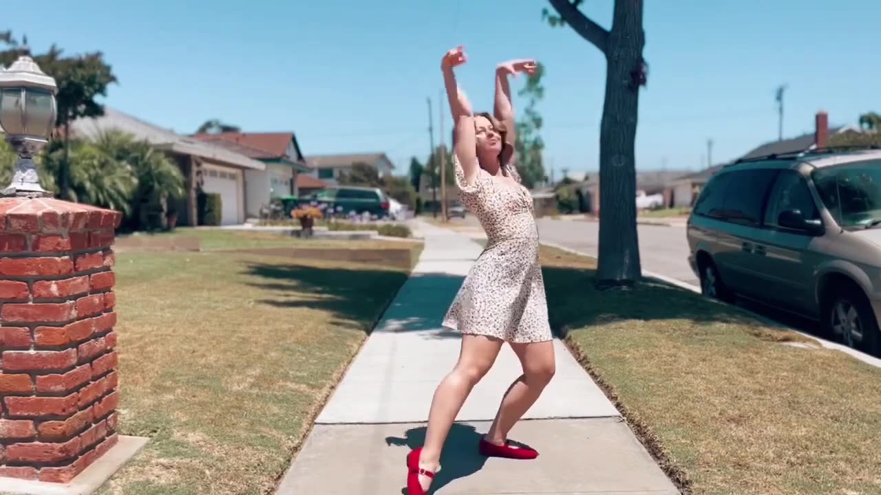 Funny Dancing Girl