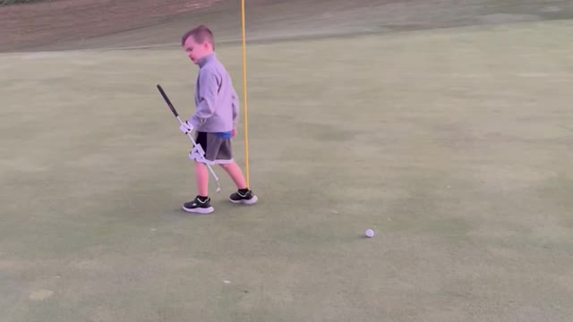 Kid Has Strong Opinions on Golf