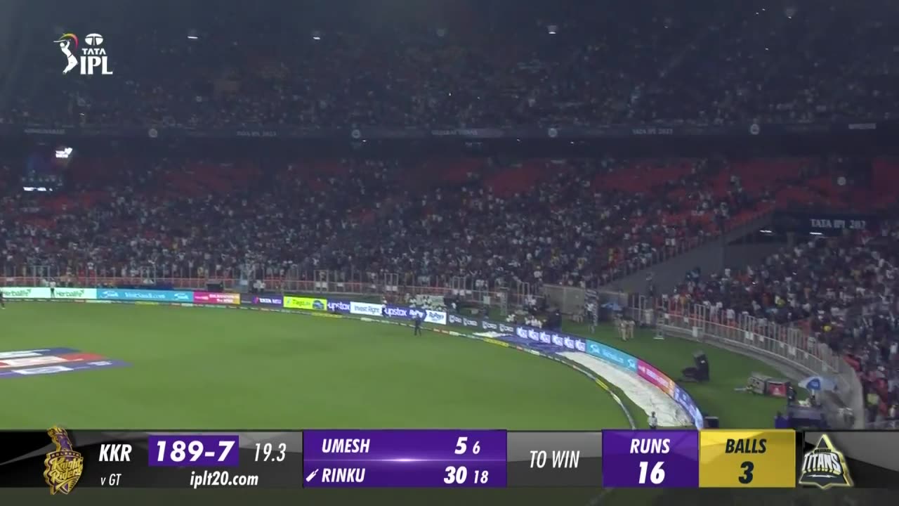 IPL HIGHLIGHTS KKR VS GT || RINKU SINGH HITS 5 SIXES IN A ROW