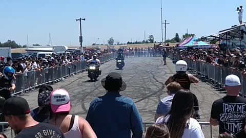 Moto Madness At The RaceTrack