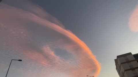 Chemtrails insólitos em Lisboa, 28/08/2023