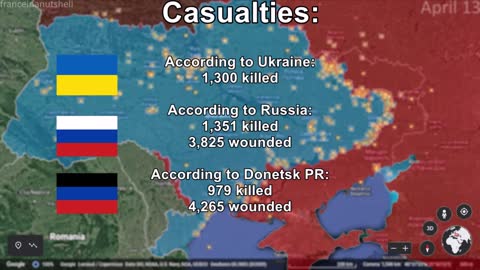 Russo-Ukrainian War Week 7 Mapped using Google Earth4