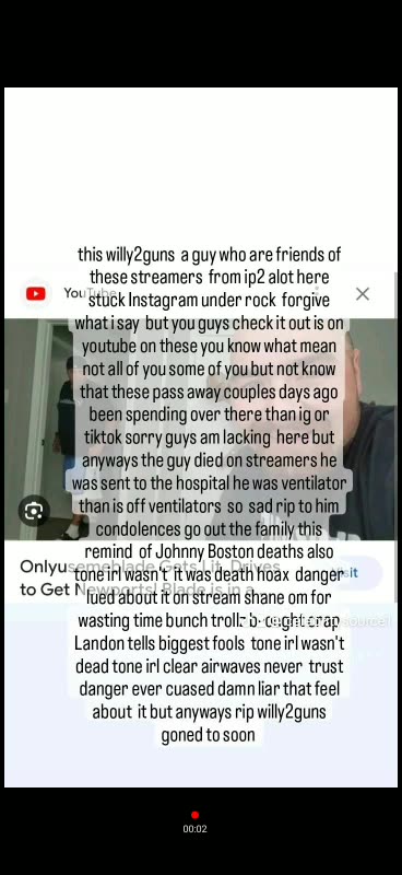 Rip to to willy2guns 9/25/23