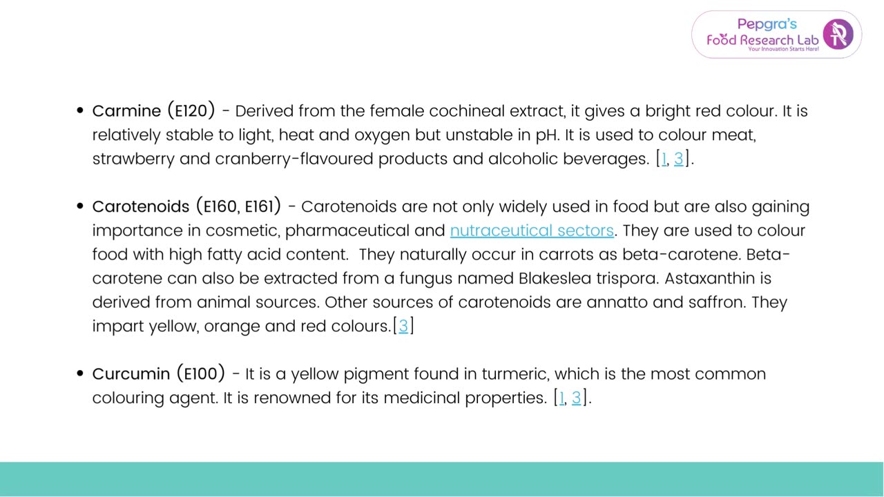 What are the current Trends in natural food color development?