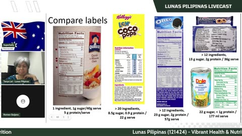 Read Food Labels | Lunas Pilipinas - 121424