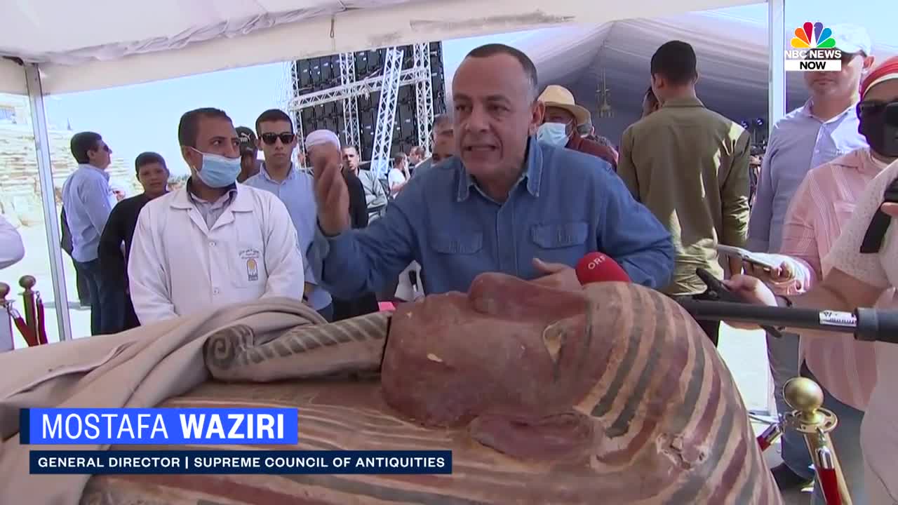 Egyptian Mummies Discovered After Being Buried For More Than 2,600 Years _ NBC News