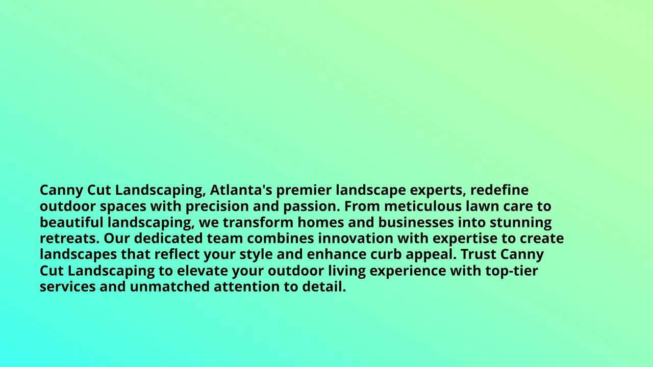 Atlanta Landscaping Company