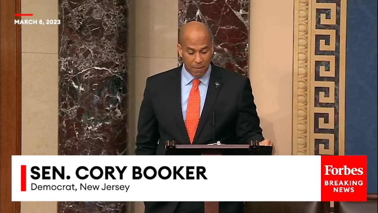 JUST IN- Cory Booker Defends D.C. Crime Bill Despite Biden Pledge To End It