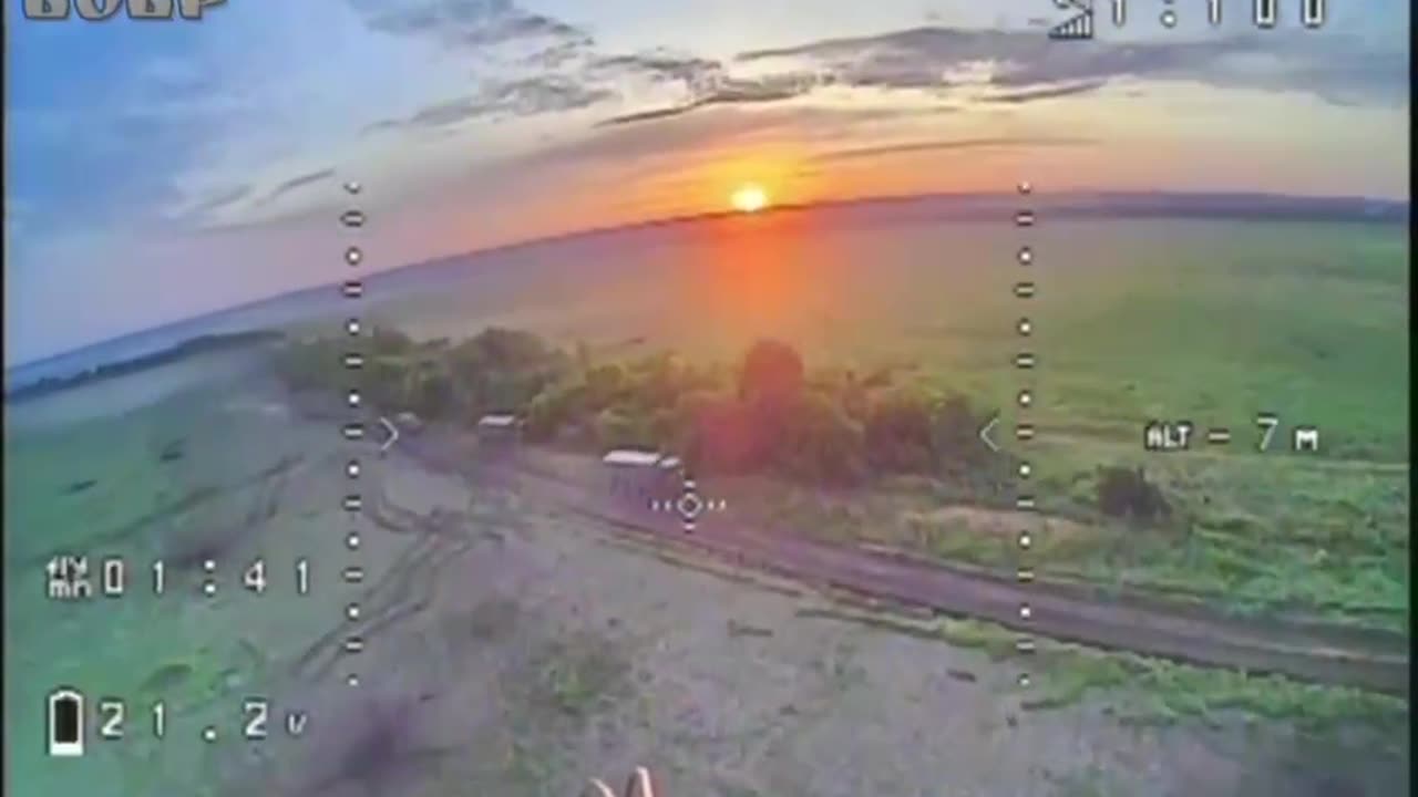 A selection of flights by Russian kamikaze drones