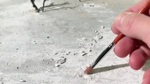Desert miniature time-lapse #