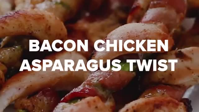 BACON CHICKEN ASPARAGUS TWIST