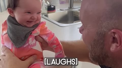 Making your granddaughter laughing 😃
