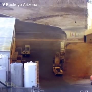 Hazmat Crews on the Scene as Orange Toxic Cloud Billow Out of Arizona Chemical Plant