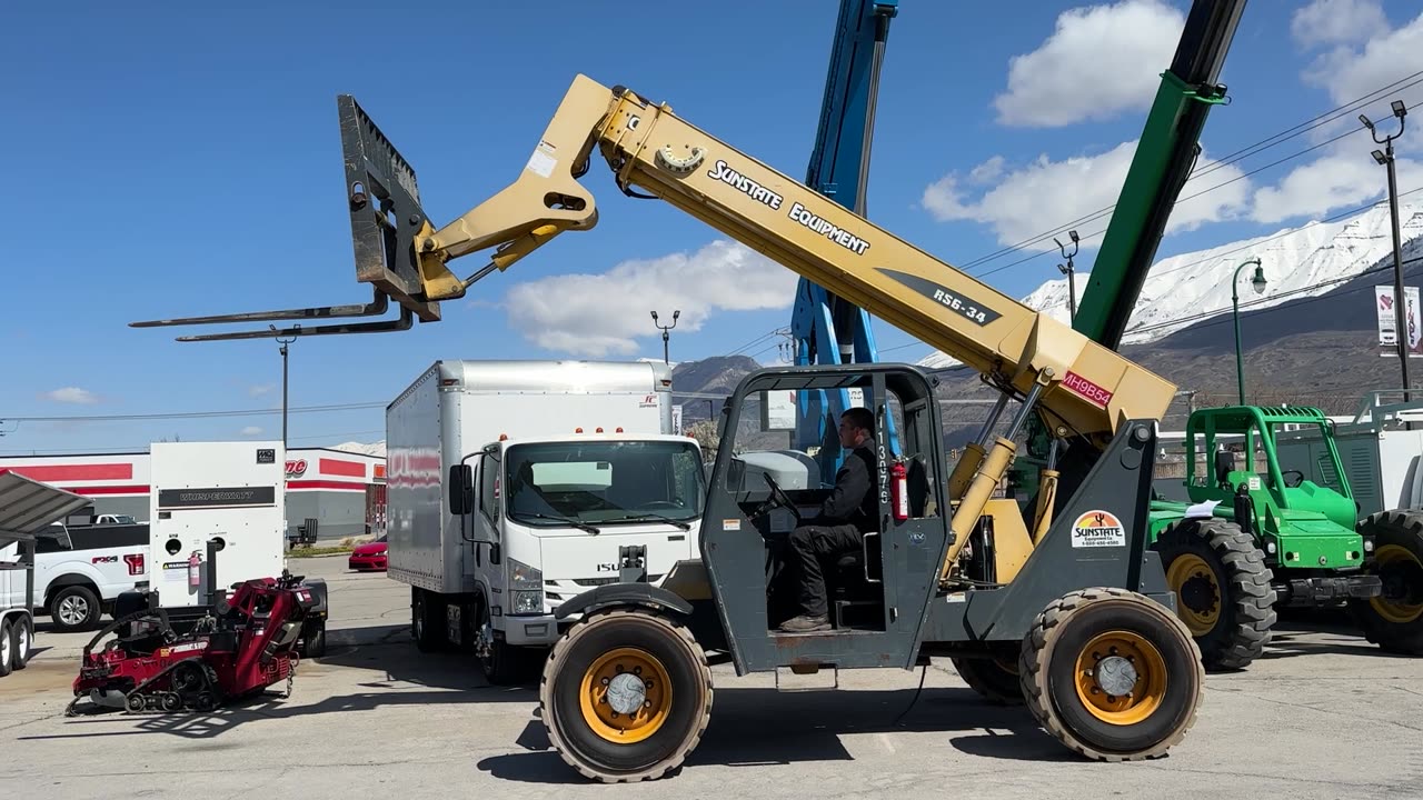 Telehandler Forklift 2013 Gehl RS6-34 4x4x4 6,000 LB 34' Reach Diesel Telescopic Fork Lift