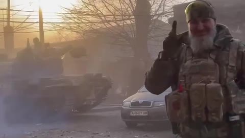 Tank Battle in Mariupol Ukraine