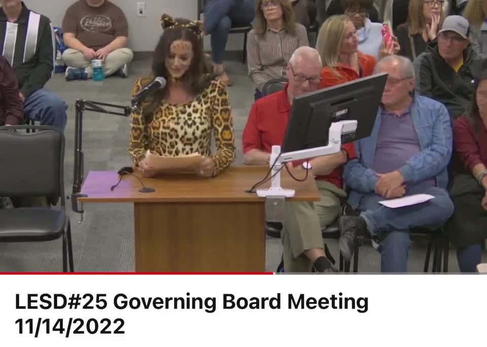 Patriot mother destroys school board by dressing as cat and displaying the absurdity of woke beliefs