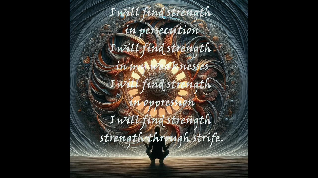 Strength through strife