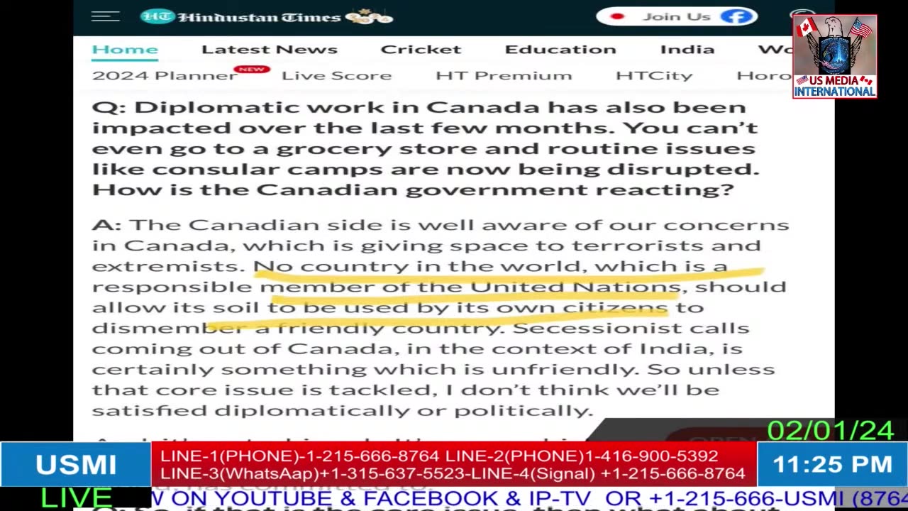 Response to Confused Sanjay Verma from USMI (Amarinder singh)
