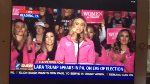 🦅 OAN Pennsylvania Laura trump’… not the end tomorrow The new beginning