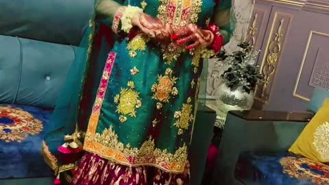 Bridal makeup dress