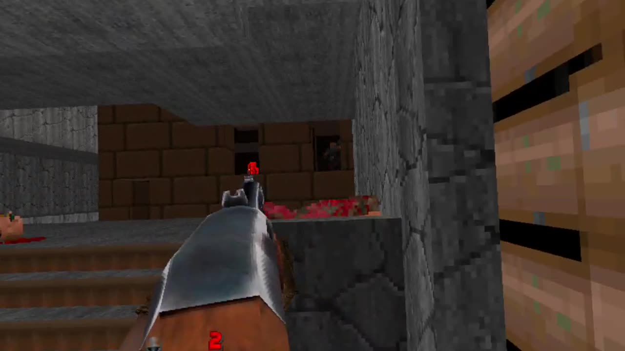 VR Doom II - Map02 Underhalls - QuestZDoom