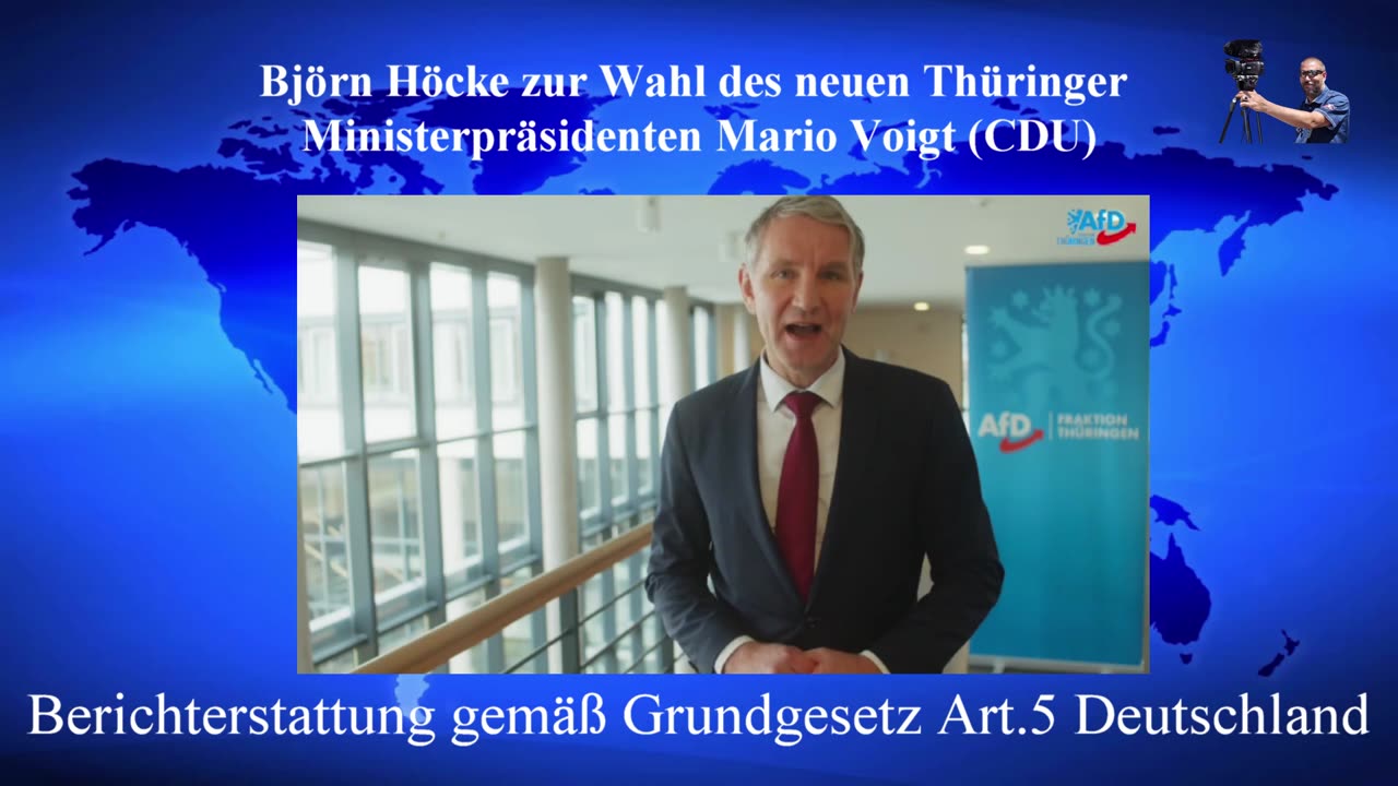 Björn Höcke and the new Thuringian Prime Minister Mario Voigt (CDU) A turning point for Thuringia?