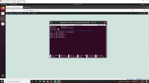 Cómo crear y configurar un Virtual Host en Ubuntu