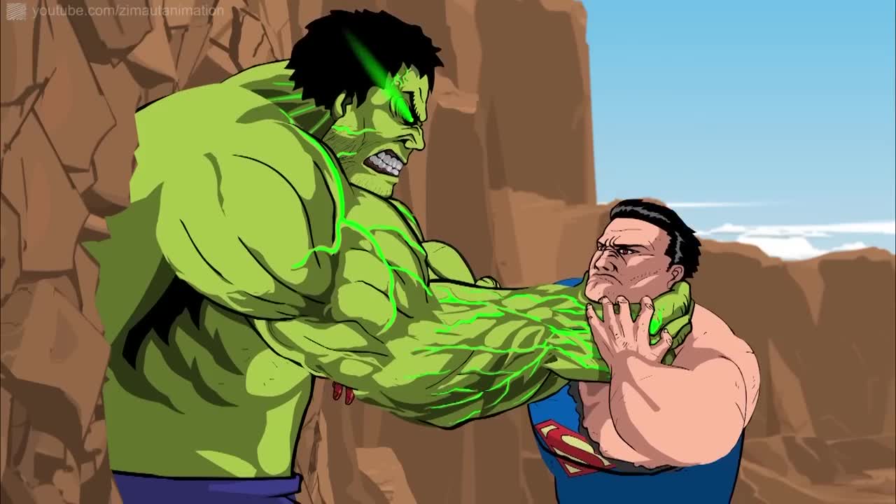 Superman Vs Hulk Animation (Part2)