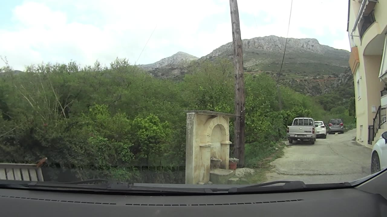 driving from 'Sitia' to the "Zou" village