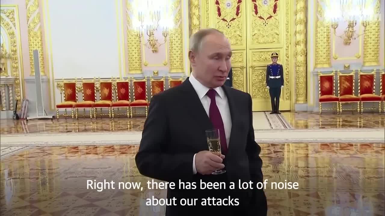 Putin admits Russian strikes on Ukraine infrastructure sites, asking_ 'Who started it_'