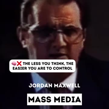 They Don't Want You To Think