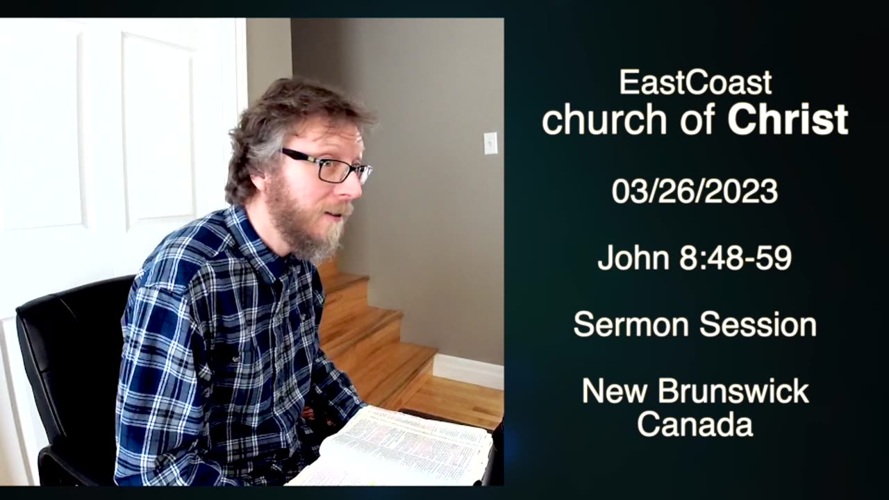 03/27/2023 - "I do not have a demon" (Sermon Sunday)