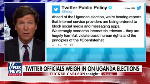 Tucker calls out Twitter's hypocrisy over latest policy stance