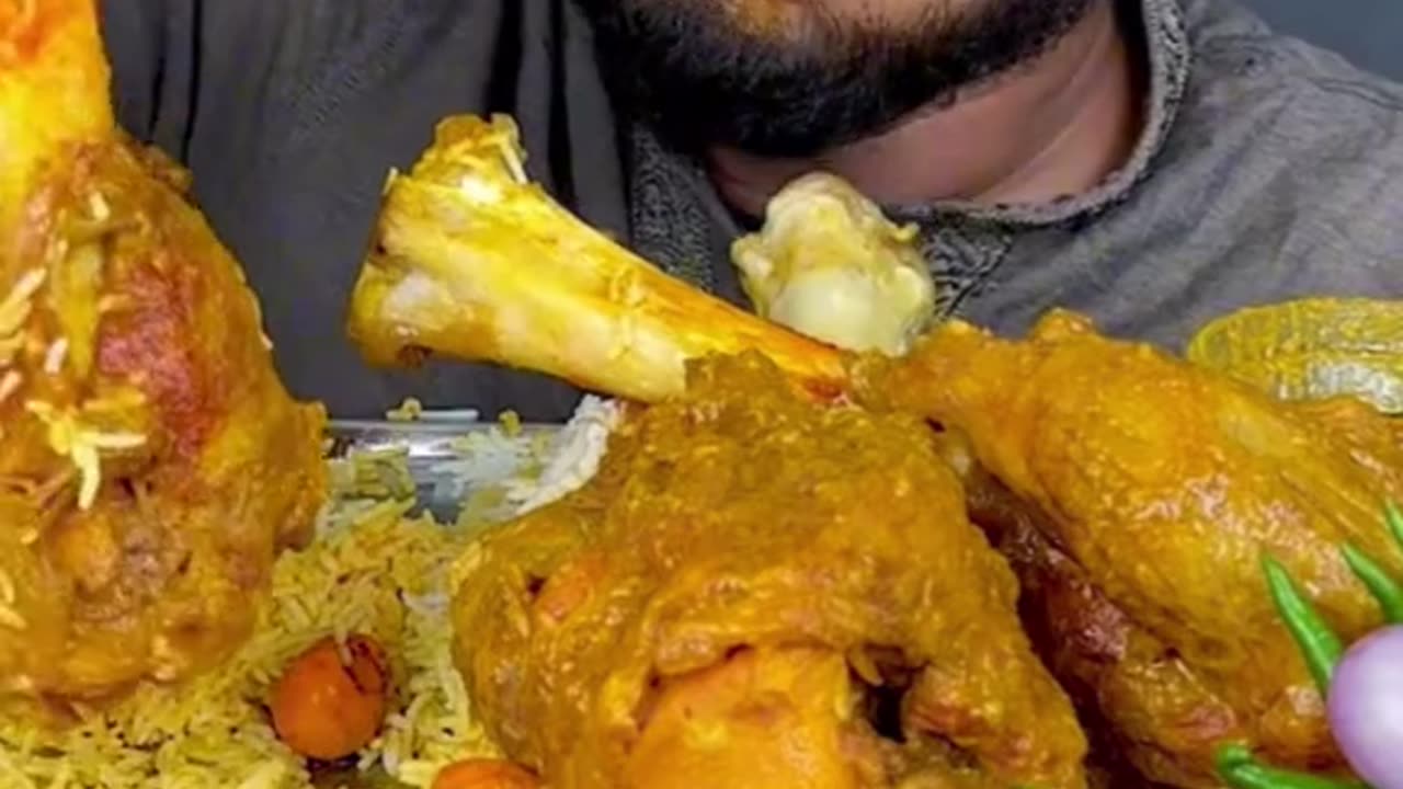 Beef lalli and lots of eggs with rice EATING ASMR $eatingshow #eating
