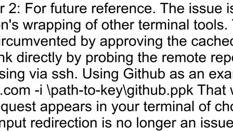 GitExtenstions UI blocks clone quotserver39s host key does not matchquot