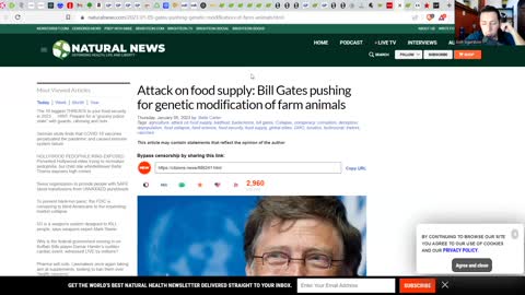 BILL GATES ATTACKS FOOD SUPPLY!