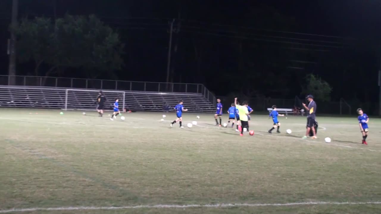 Soccer Practice with Grandson