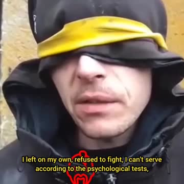 A surrendered Ukrainian tells how he decided to abandon his position