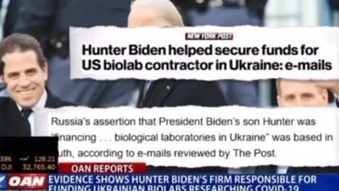 Bidens Biolabs in Ukraine!