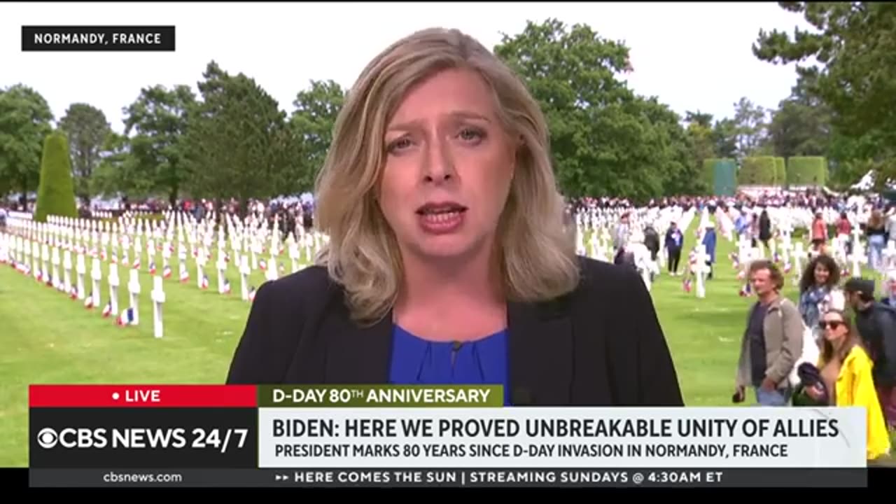 Biden notes current state of NATO, democracy in D-Day commemoration speech CBS News