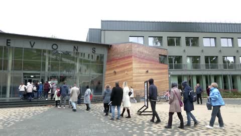 Latvian PM casts his vote in general election