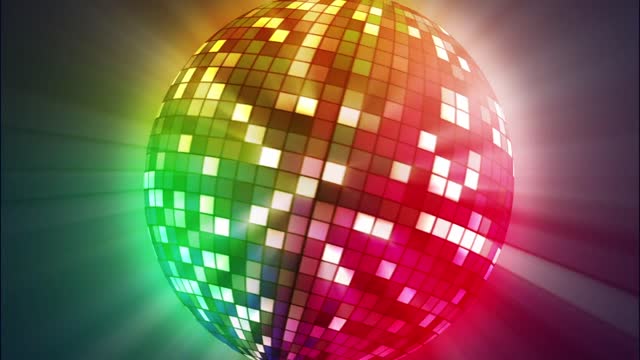 Disco ball dancing