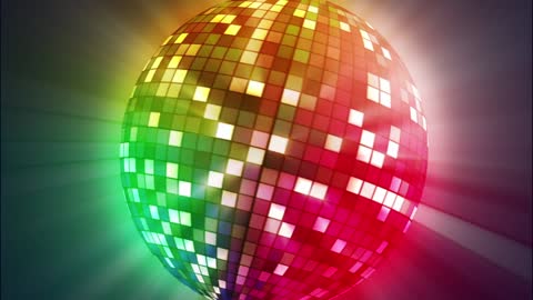 Disco ball dancing