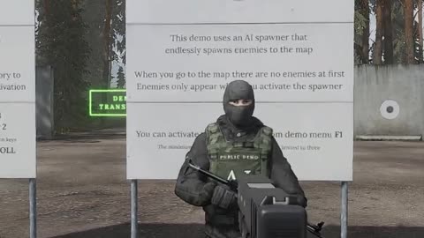 hmm, a in game tutorial in Road to Vostok